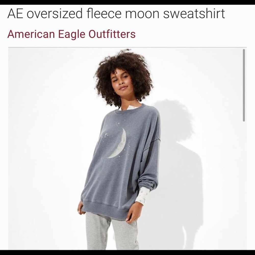 ISO AE oversized moon fleece pullover XXL